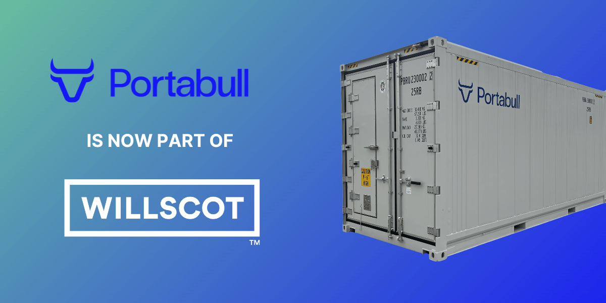 PortaBull is acquired by Willscot Mobile Mini graphic