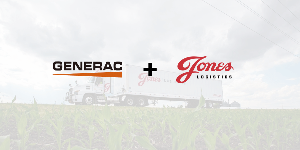 Jones Logistics And Generac Power Systems To Partner In Transportation