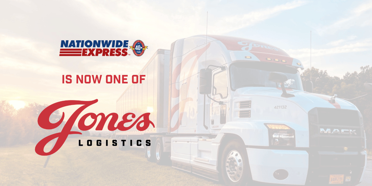 Jones Logistics Acquires Nationwide Express