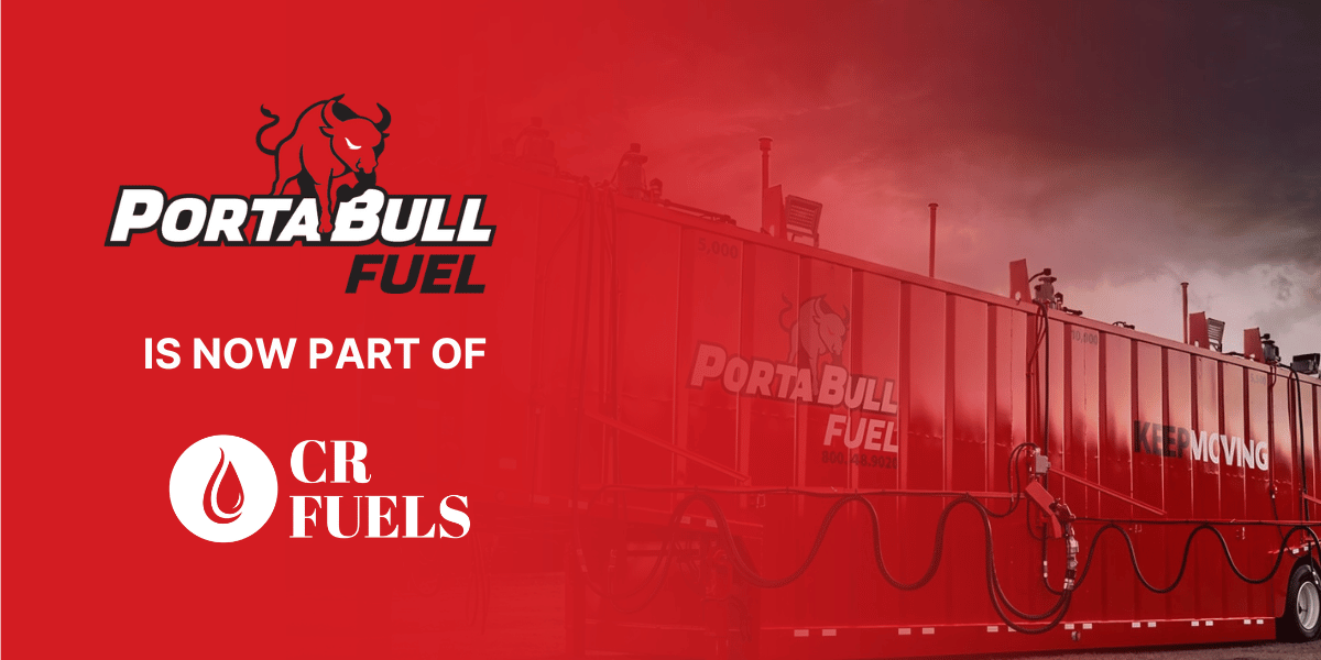 Portabull Fuel Logo and CR Fuels logo with text 