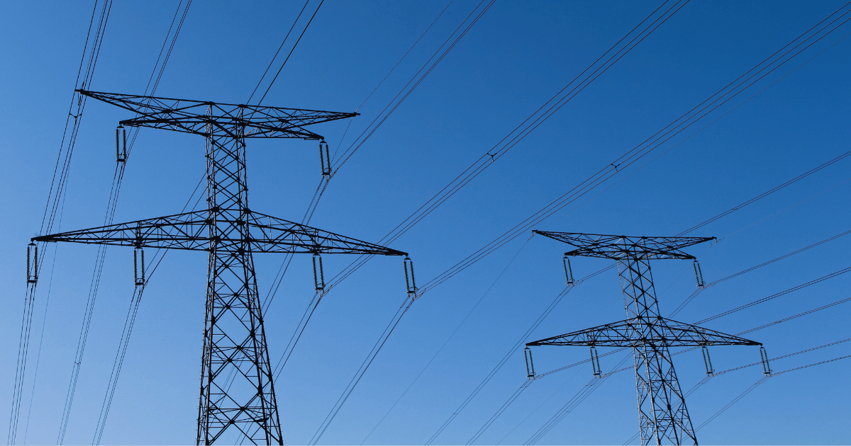 Two Large Power Lines